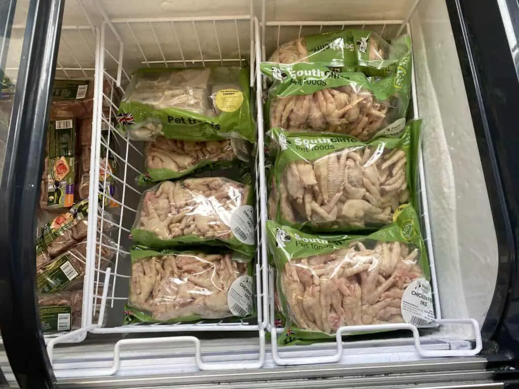 Frozen Chicken Feet  - Raw Food for Dogs